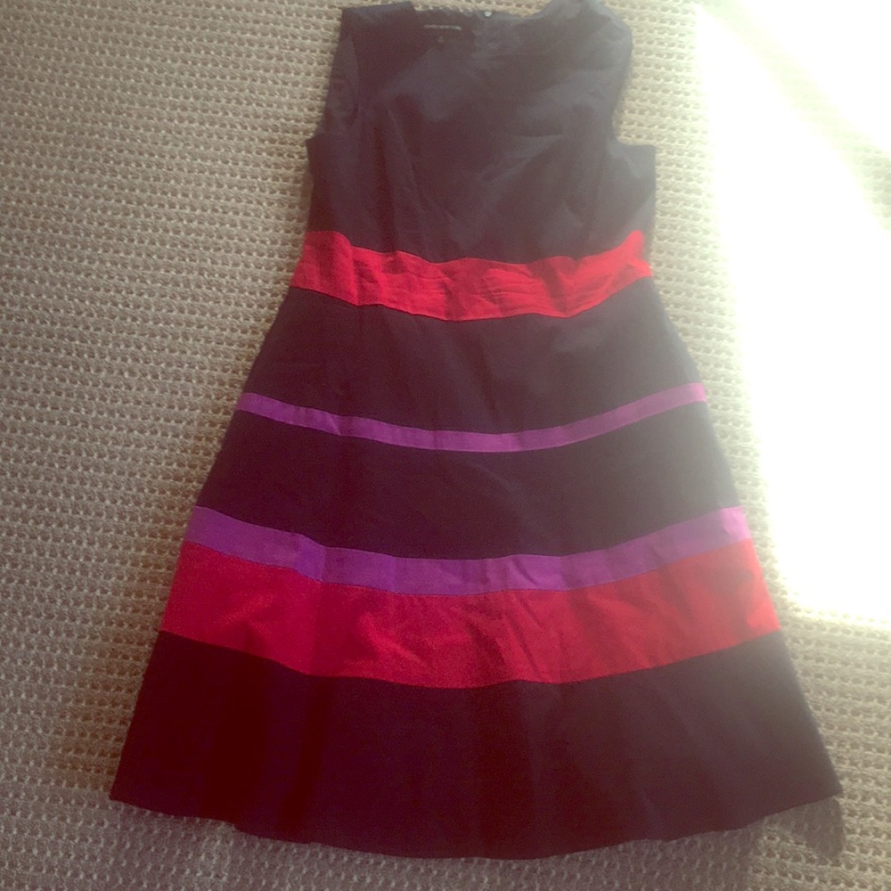 Jones New York stripped a-line dress! NEW💕